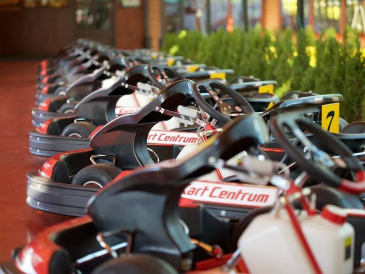 Go-Karts beim Kart Centrum Stockholm
