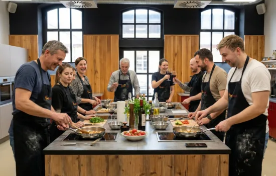 Firmen-Teambuilding Kochkurs mit Chefparade Stockholm