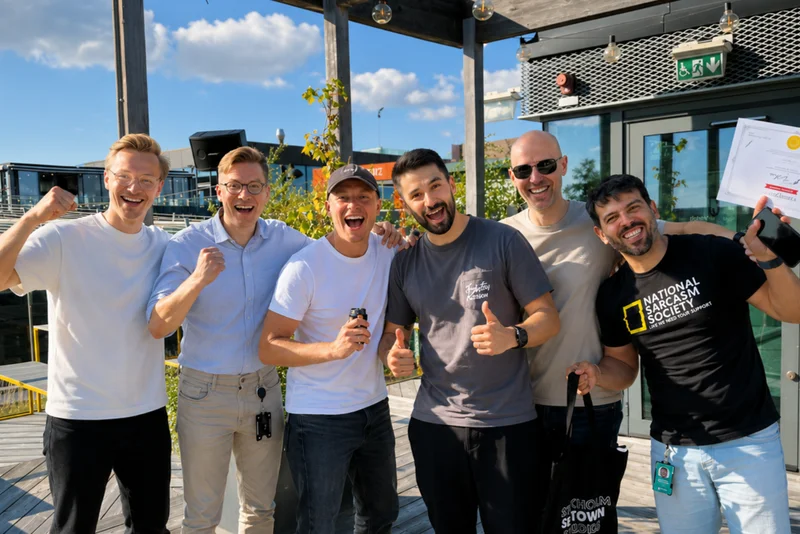 Prisutdelning vid Spotify-skattjakten i Stockholm